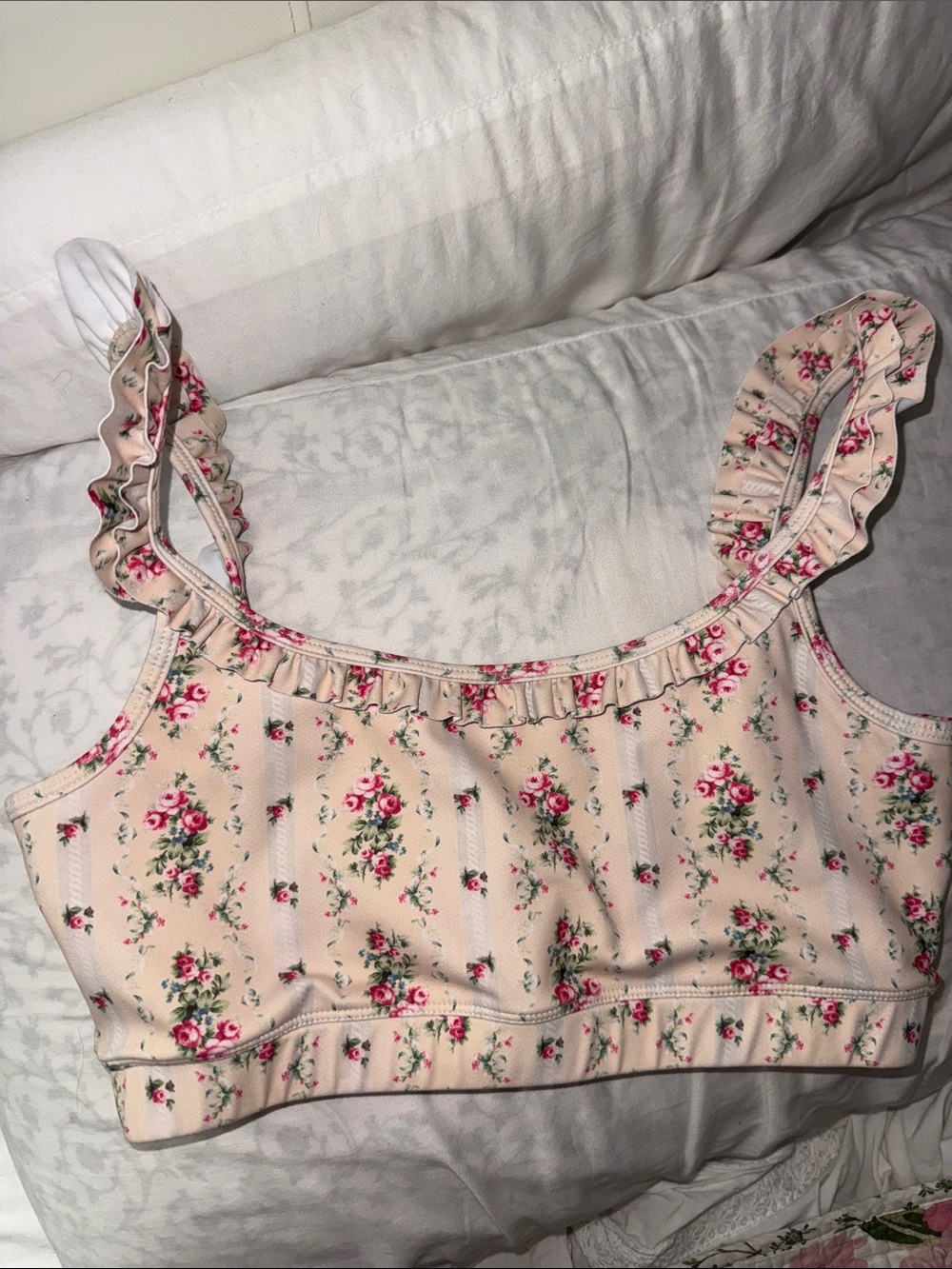 Loveshackfancy sports bra top